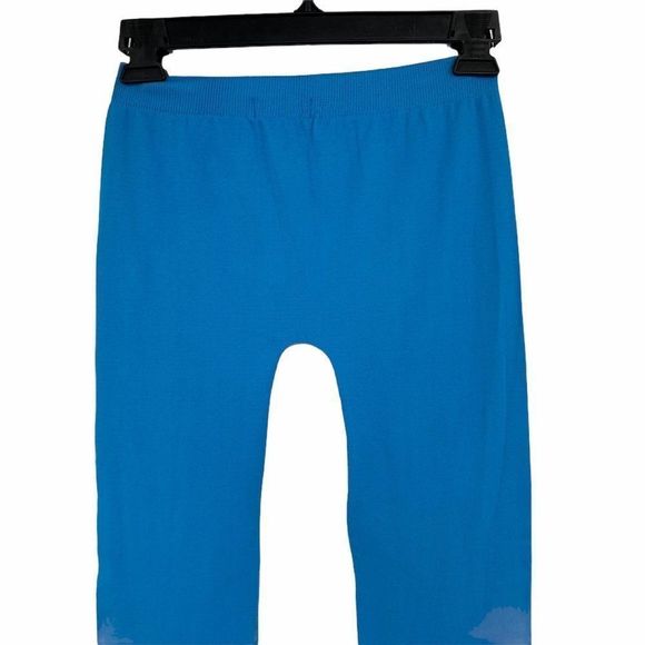 Womens Grip Leggings S/M Blue 9694 Seamless - Picture 3 of 8